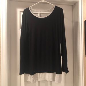 Celeste plus size split back tunic